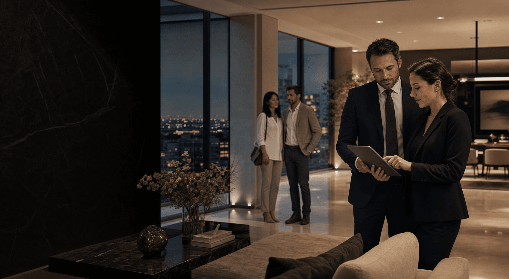 Premium real estate pipeline visual